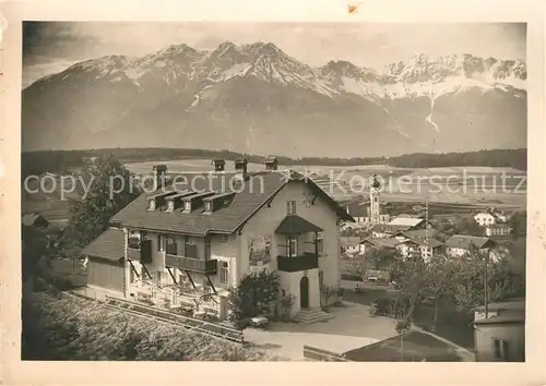 AK / Ansichtskarte Mutters Tirol Gasthof Pension Mutterer Hof Alpenpanorama Kat. Mutters