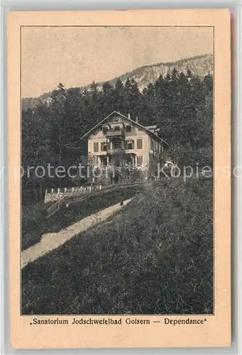 AK / Ansichtskarte Goisern Salzkammergut Bad Sanatorium Dependance Kat. Bad Goisern