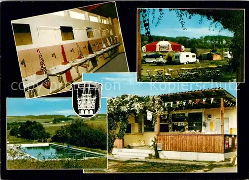 AK / Ansichtskarte Alsfeld Camping Heimertshausen Waschraum Schwimmbad Bungalow Kat. Alsfeld