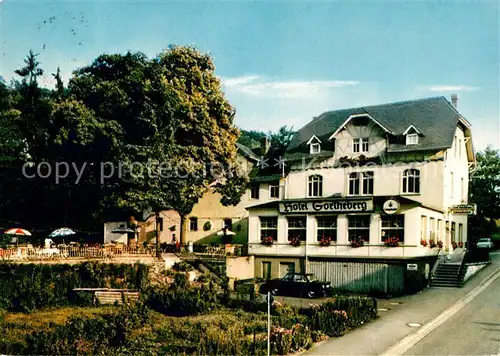 AK / Ansichtskarte Obernhof Lahn Hotel Restaurant Haus Goetheberg Kat. Obernhof