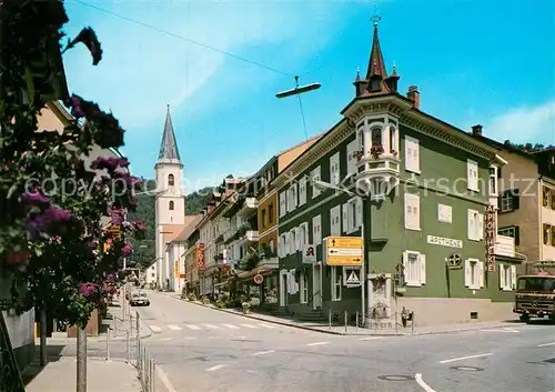 AK / Ansichtskarte Zell Wiesental Ortsblick Kat. Zell im Wiesental