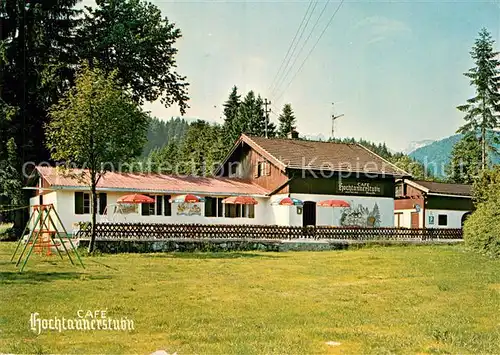 AK / Ansichtskarte Arzbach Bad Toelz Cafe Hochtannerstubn Kat. Wackersberg