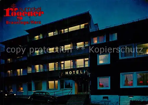 AK / Ansichtskarte Braunlage Kurhotel Logener Kat. Braunlage Harz