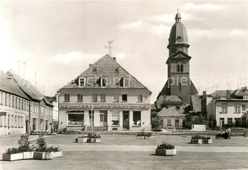 AK / Ansichtskarte Waren Mueritz Markt Kat. Waren Mueritz