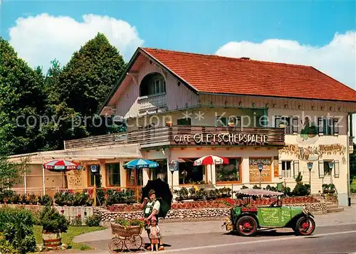 AK / Ansichtskarte Trauchgau Cafe Weinstube Gletscherspalte Kat. Halblech