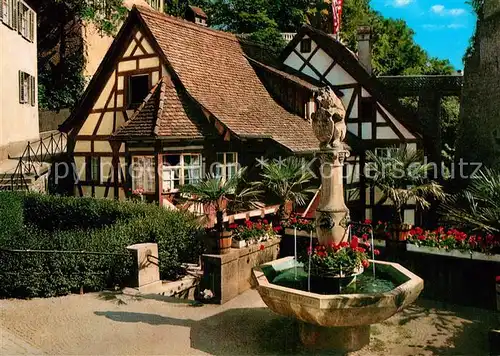 AK / Ansichtskarte Meersburg Bodensee Baerenbrunnen Kat. Meersburg