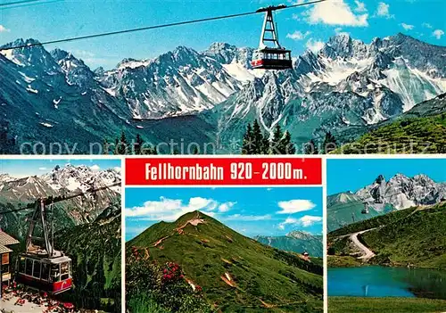 AK / Ansichtskarte Seilbahn Fellhorn  Kat. Bahnen