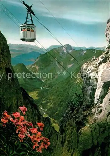 AK / Ansichtskarte Seilbahn Rauschberg Ruhpolding  Kat. Bahnen