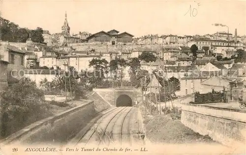 AK / Ansichtskarte Angouleme Vers le Tunnel du Chemin de fer Kat. Angouleme