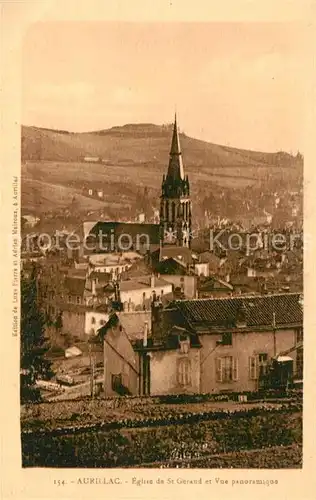 AK / Ansichtskarte Aurillac Eglise de Saint Geraud et vue panoramique Kat. Aurillac