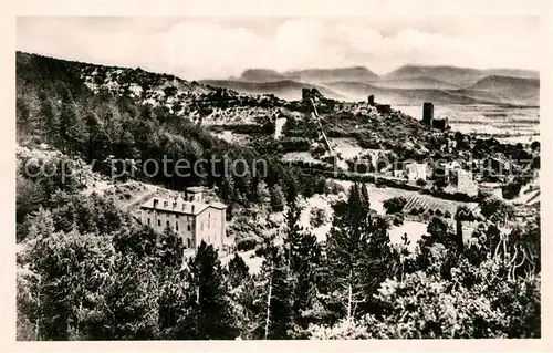 AK / Ansichtskarte Marsanne Maison de Repos Villa du Sacre Coeur vue sur le vieux village Kat. Marsanne