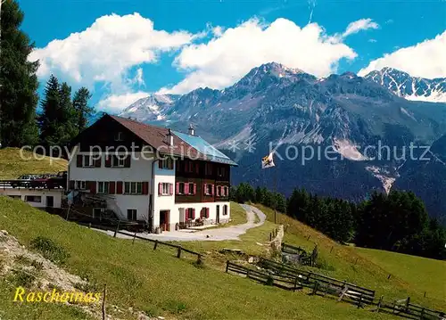 AK / Ansichtskarte Lenzerheide GR Ferienhaus Raschainas mit Rothorn