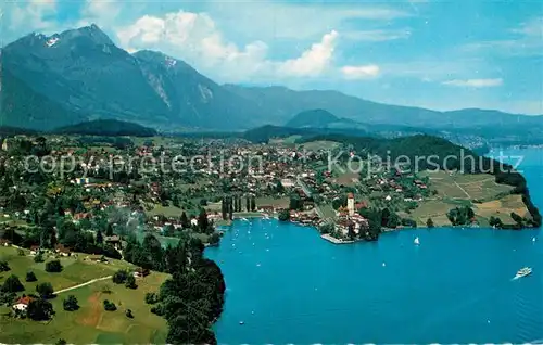 AK / Ansichtskarte Spiez BE Panorama Kat. Spiez