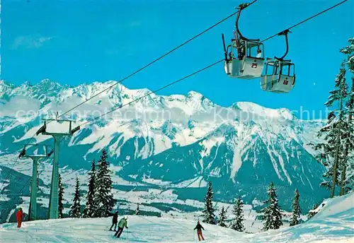 AK / Ansichtskarte Seilbahn Schladming Planei Hoher Dachstein Kat. Bahnen