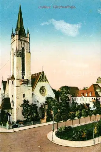 AK / Ansichtskarte Koblenz Rhein Christuskirche Kat. Koblenz