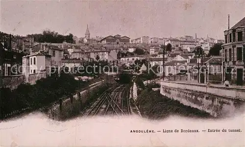 AK / Ansichtskarte Angouleme Ligne de Bordeaux eEntree du Tunnel Kat. Angouleme