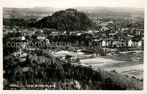 AK / Ansichtskarte Graz Steiermark Stadtpanorama Blick vom Rainerkogel Kat. Graz