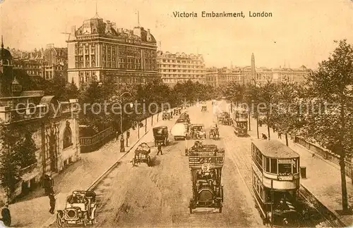 AK / Ansichtskarte London Victoria Embankment Kat. City of London