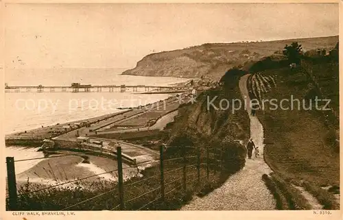 AK / Ansichtskarte Shanklin Cliff Walk Coast Kat. Isle of Wight