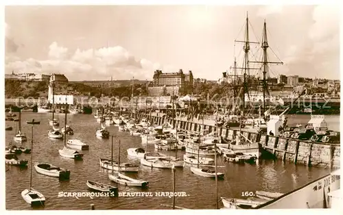 AK / Ansichtskarte Scarborough UK Beautiful Harbour