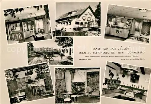 AK / Ansichtskarte Sulzberg Vorarlberg Gasthaus Cafe Linde Kat. Sulzberg