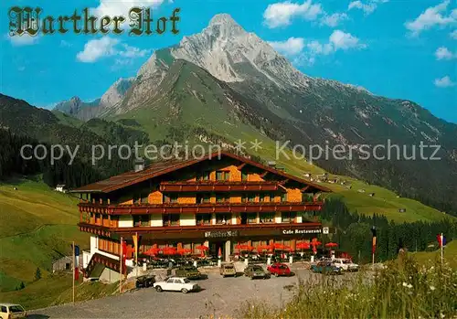 AK / Ansichtskarte Warth Vorarlberg Hotel Warther Hof Kat. Warth