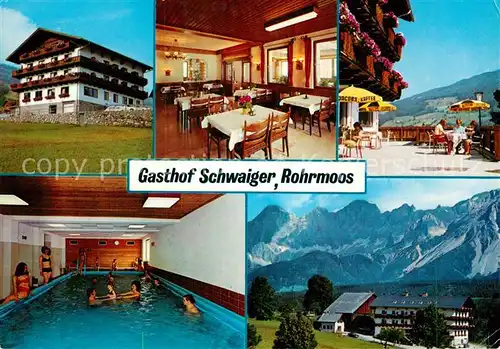 AK / Ansichtskarte Rohrmoos Schladming Gasthof Schwaiger  Kat. Schladming