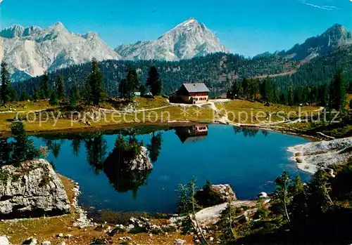 AK / Ansichtskarte Dolomiti Lago da Lago Rifugio Palmieri e Monte Antelao Kat. Italien