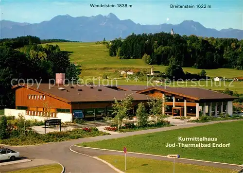 AK / Ansichtskarte Endorf Bad Kurmittelhaus Jod Thermalbad Wendelstein Breitenstein Kat. Bad Endorf