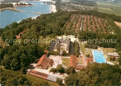 AK / Ansichtskarte Haren Ems Ferienzentrum Schloss Dankern Fliegeraufnahme Kat. Haren (Ems)