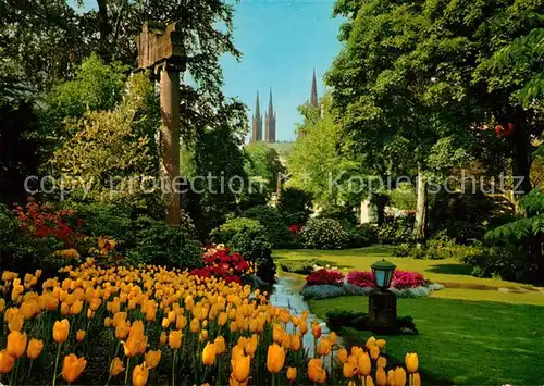 AK / Ansichtskarte Wiesbaden Nizza Plaetzchen Kurpark Kat. Wiesbaden