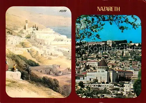 AK / Ansichtskarte Nazareth Israel Ansicht 1839  Kat. Nazareth Illit