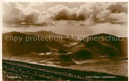 AK / Ansichtskarte Snowdon Panorama Landscape Kat. Gwynedd