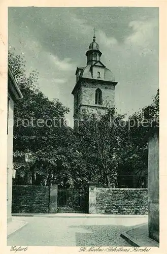 AK / Ansichtskarte Erfurt St Nicolai Kirche Schottenkirche Kat. Erfurt