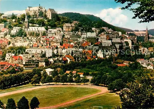 AK / Ansichtskarte Marburg Lahn Ortsansicht Kat. Marburg