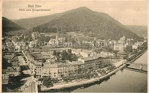 AK / Ansichtskarte Ems Bad Panorama Kat. Bad Ems