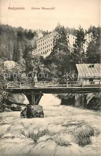 AK / Ansichtskarte Bad Gastein Unterer Wassefall Kat. Bad Gastein