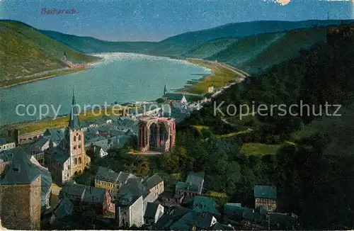 AK / Ansichtskarte Bacharach Rhein Panorama Kat. Bacharach