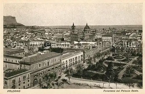 AK / Ansichtskarte Palermo Sicilia Panorama Palazzo Reale Kat. Palermo