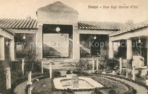 AK / Ansichtskarte Pompei Casa Degli Amorini d Oro