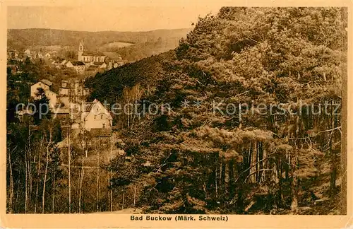 AK / Ansichtskarte Bad Buckow Maerkische Schweiz Panorama Kat. Buckow Maerkische Schweiz