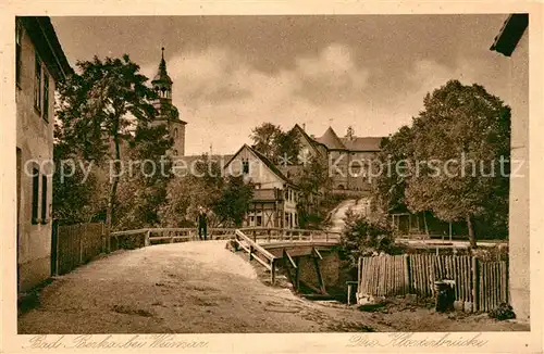 AK / Ansichtskarte Bad Berka Klosterbruecke Kat. Bad Berka