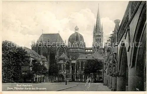 AK / Ansichtskarte Bad Aachen Dom Muenster Karls des Grossen