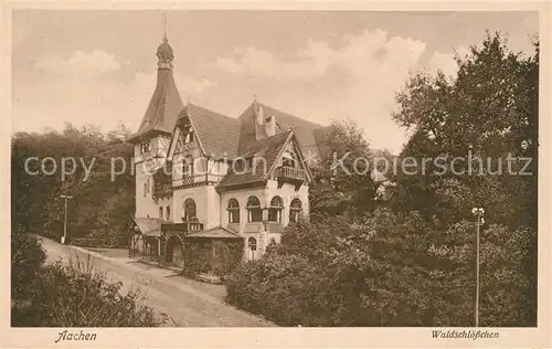 AK / Ansichtskarte Aachen Waldschloesschen Kat. Aachen