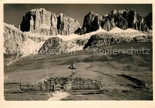 AK / Ansichtskarte Passo Pordoi Gruppo Dolomiti Kat. Italien