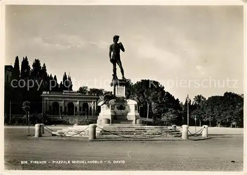 AK / Ansichtskarte Firenze Toscana Piazzale Michelangelo David Kat. Firenze