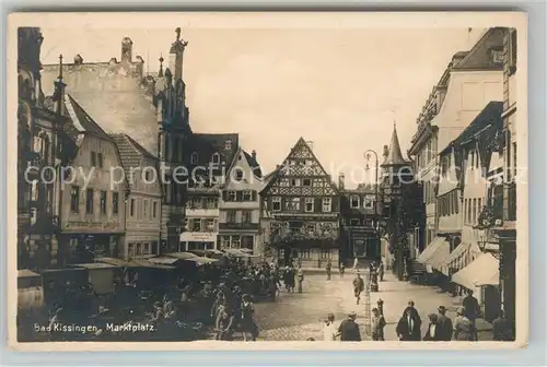 AK / Ansichtskarte Bad Kissingen Marktplatz Kat. Bad Kissingen