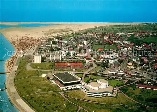 AK / Ansichtskarte Borkum Nordseebad Fliegeraufnahme Kat. Borkum