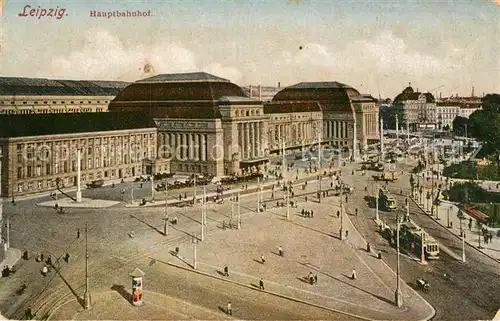 AK / Ansichtskarte Leipzig Hauptbahnhof Kat. Leipzig