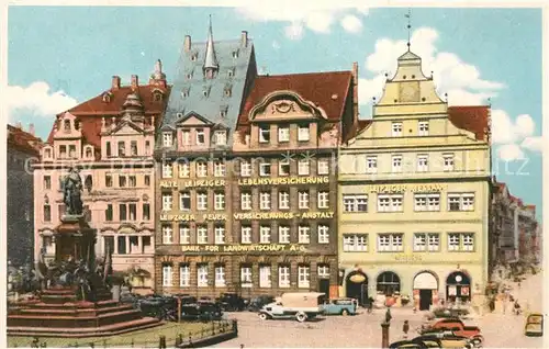 AK / Ansichtskarte Leipzig Markt Brunnen K.V.L. Nr 5016 Kat. Leipzig